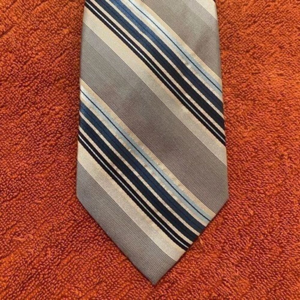 Paul Dione Blue Stripe Tie